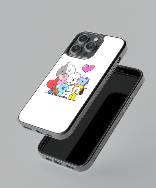 BT21-BTS Glass Cover