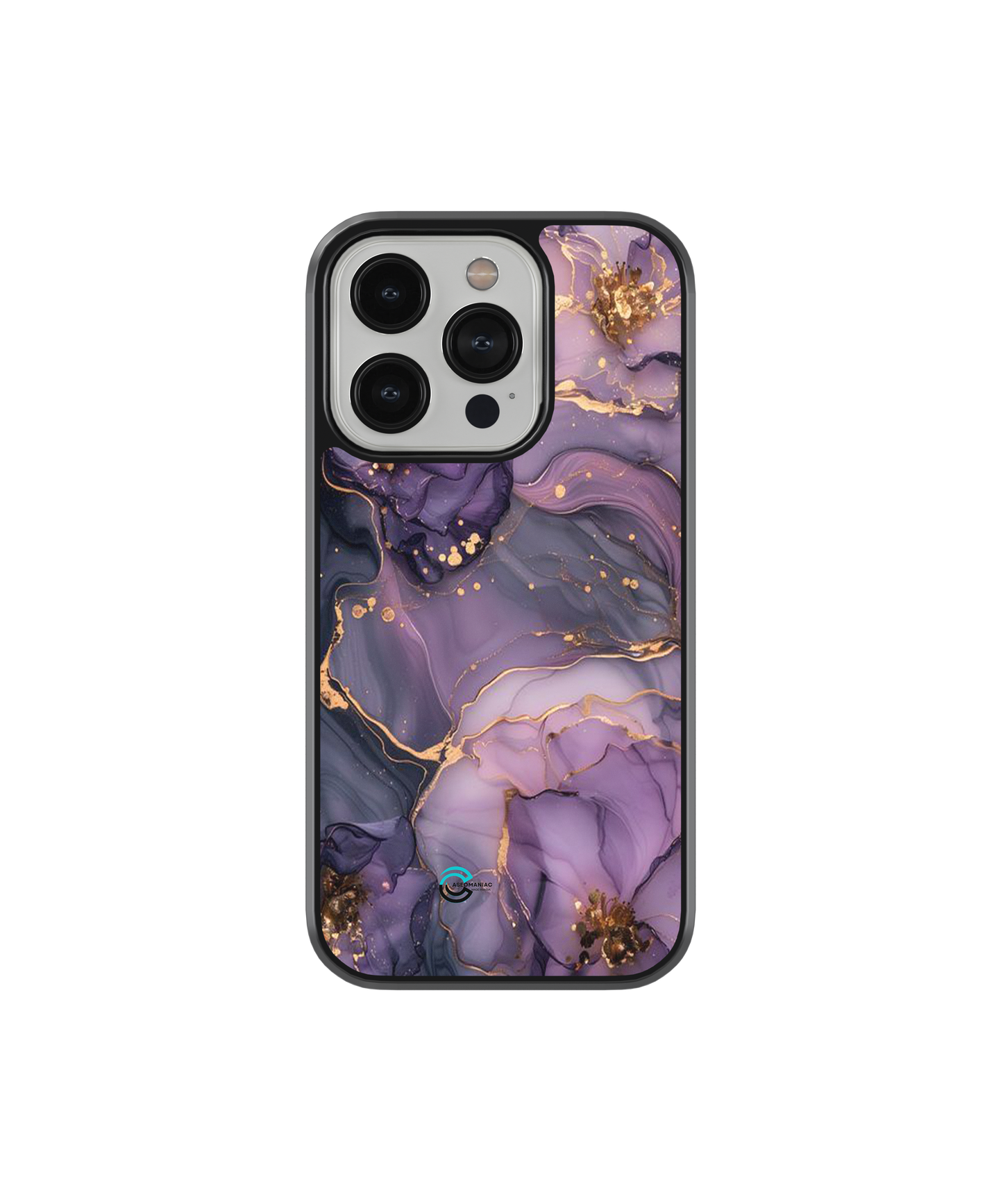 Dreamy Lavender Marble Glass Case