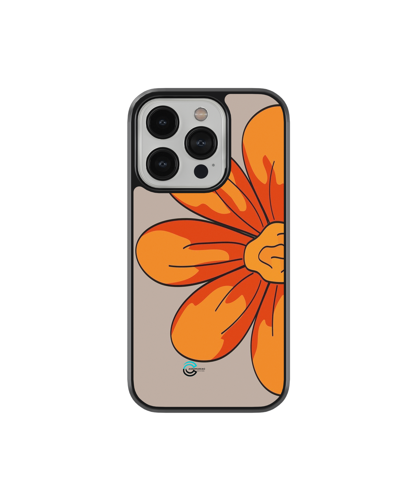 Cute Yellow Flower Glass Case