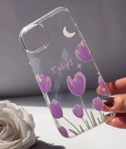 Tulips Aesthetic Clear Case