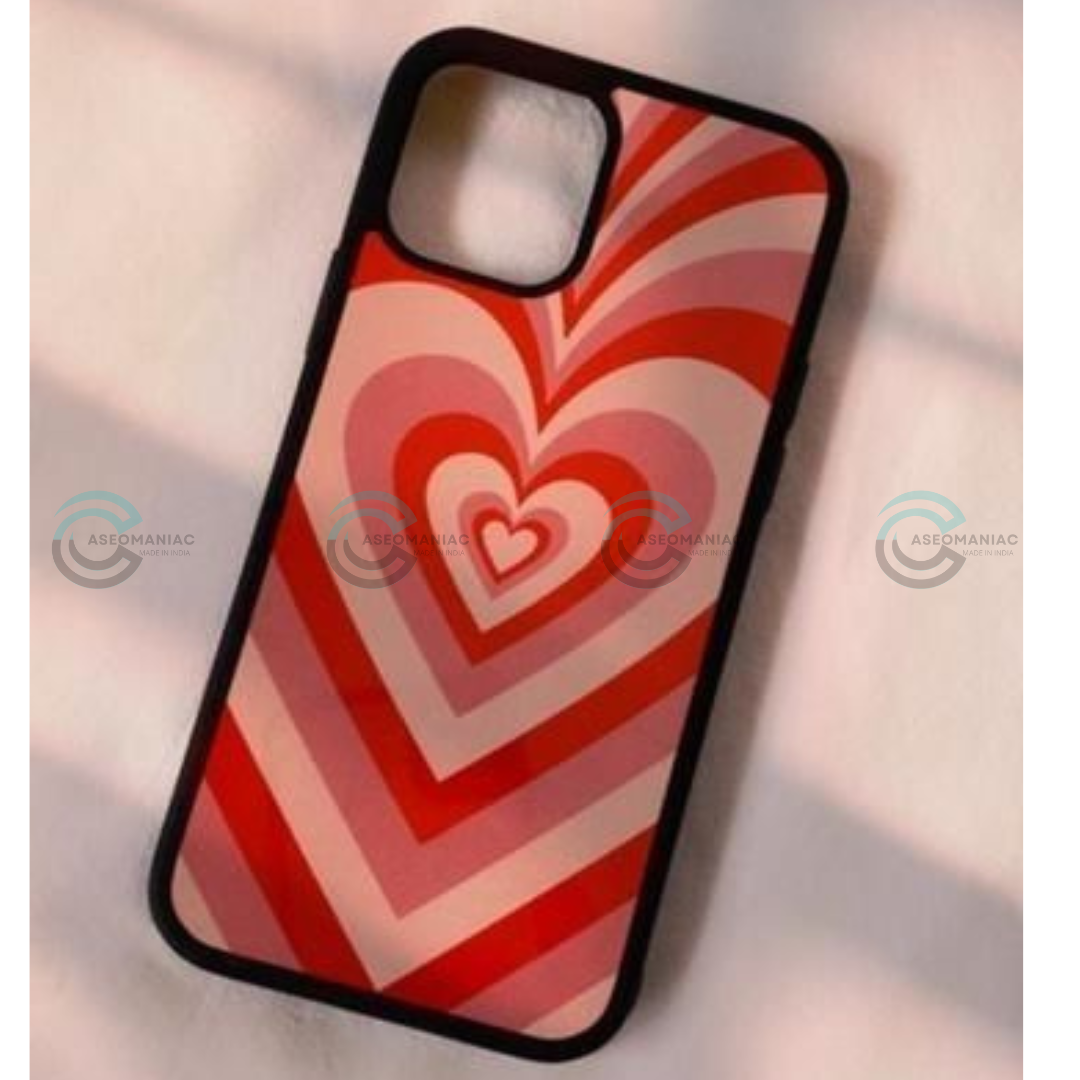 Y2K Heart Glass cases