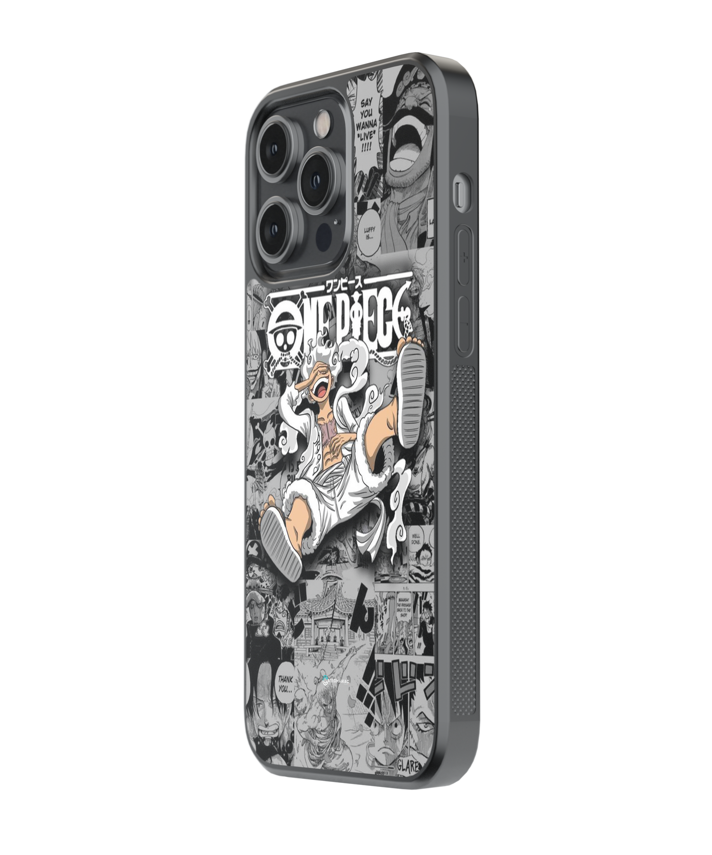One Piece Metallic Glass Case