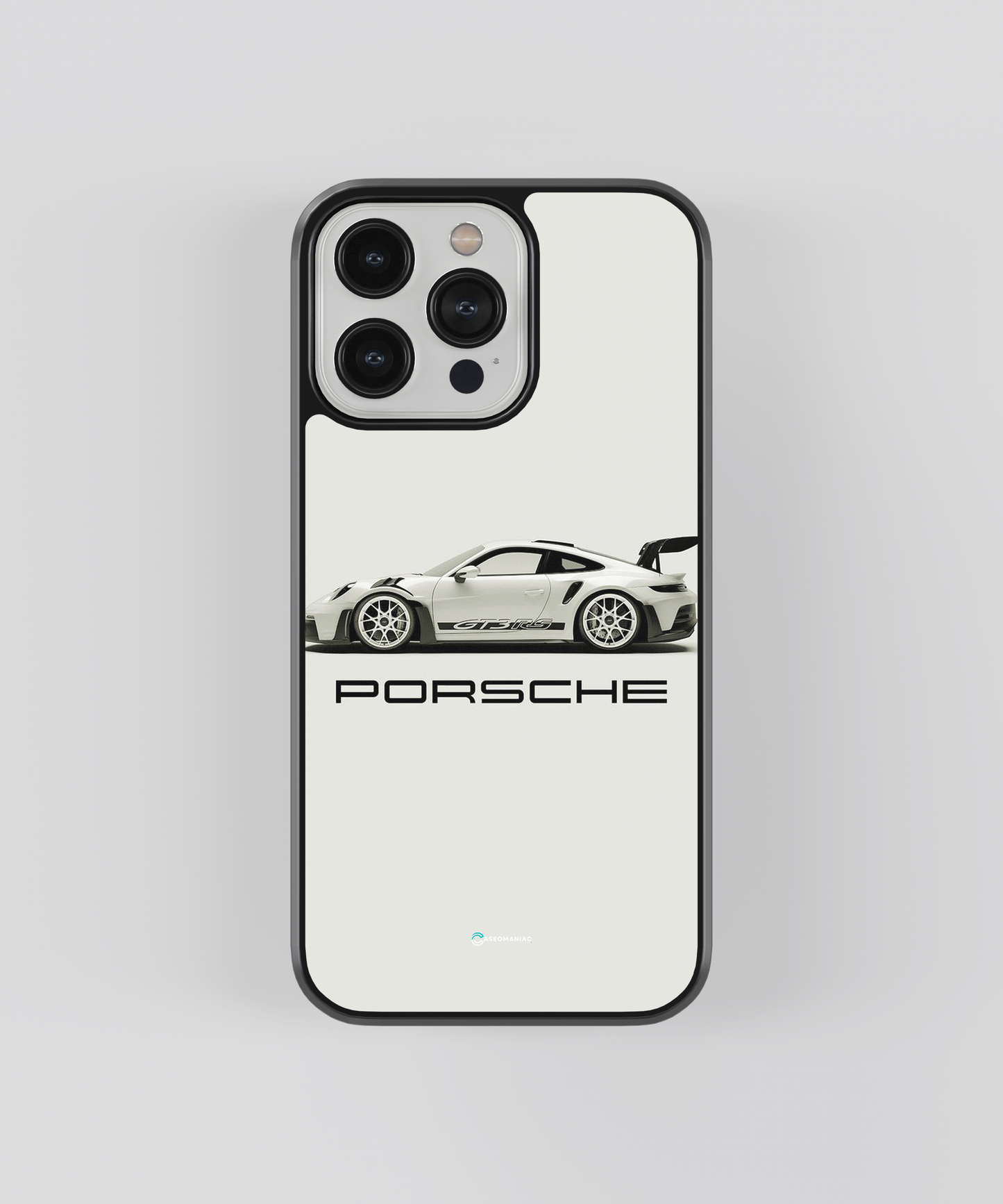 Porsche White Glass Cover