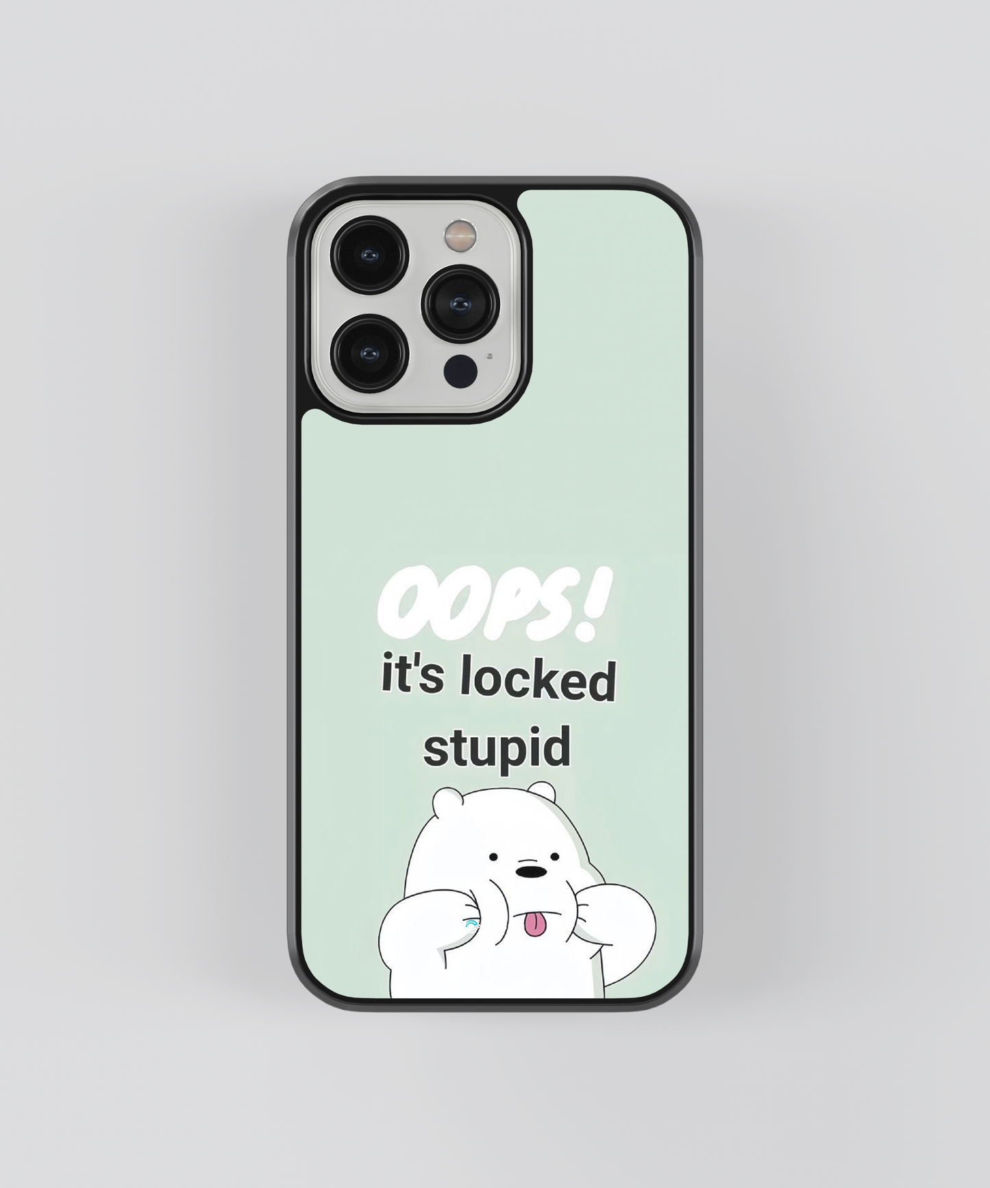 Oops, It's Locked Glass Cover