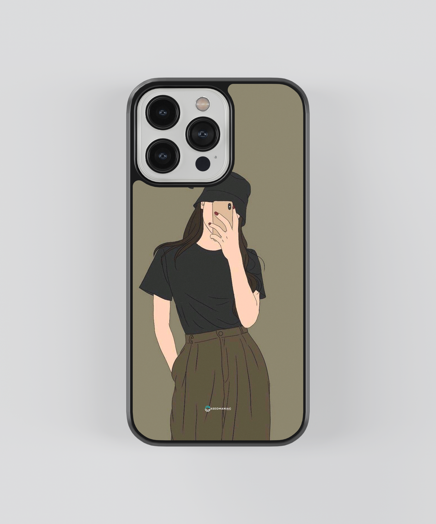 Groovy Girl Glass Phone Case