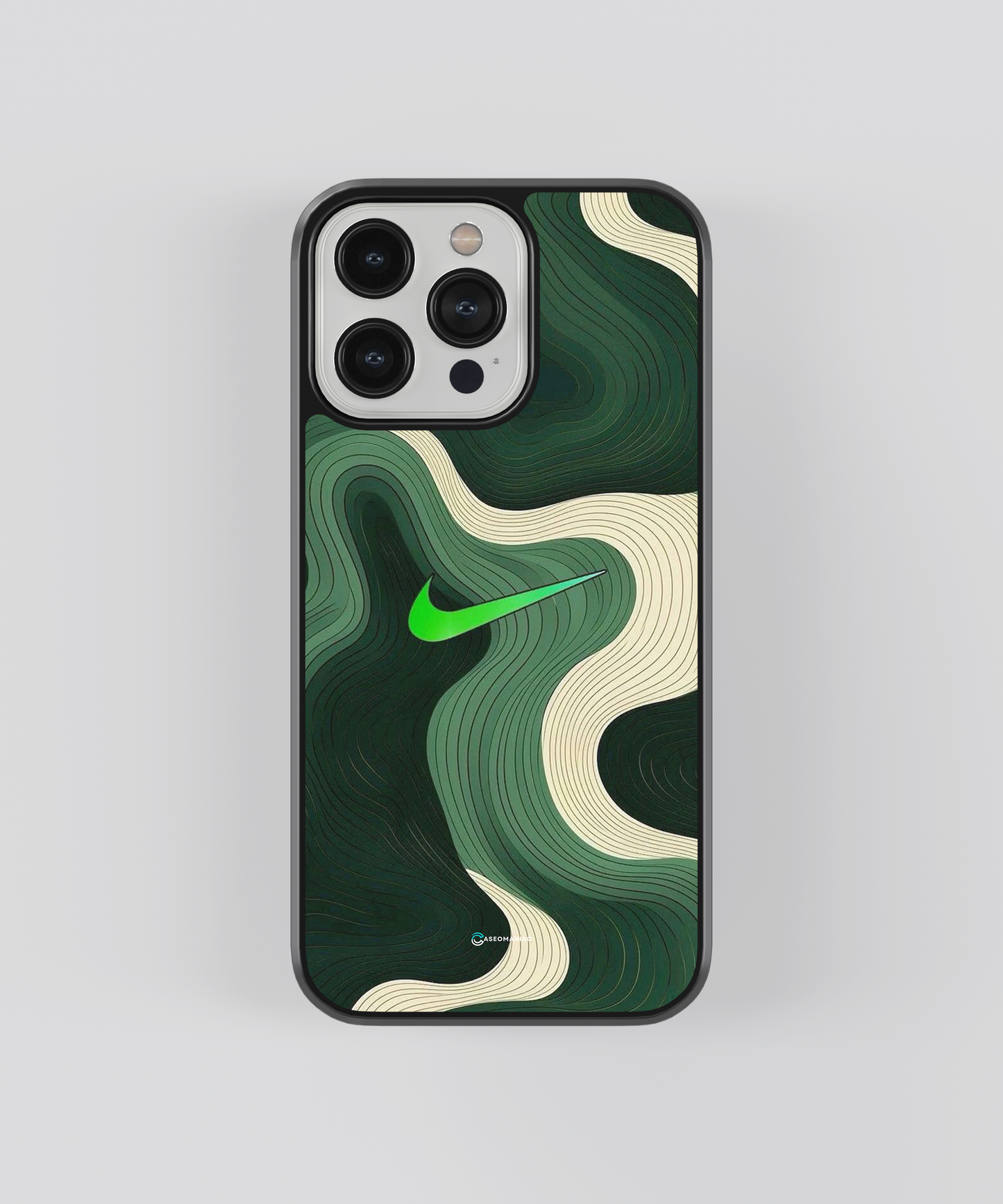 Nike Green Glass Case