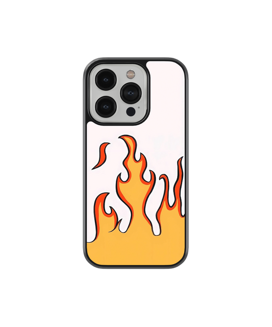 Plasma Flames Glass Case