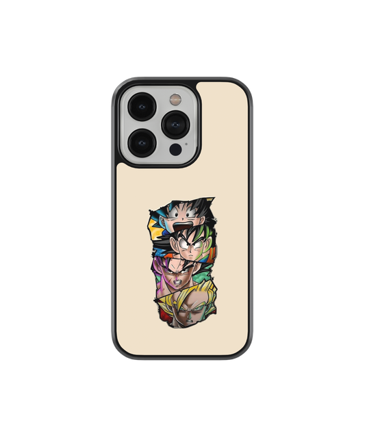 DBZ Iconic Faces Glass Case