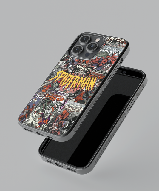 Spidermen Themed Glass Cover
