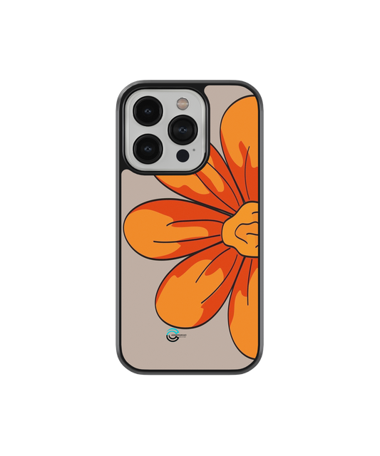 Cute Yellow Flower Glass Case