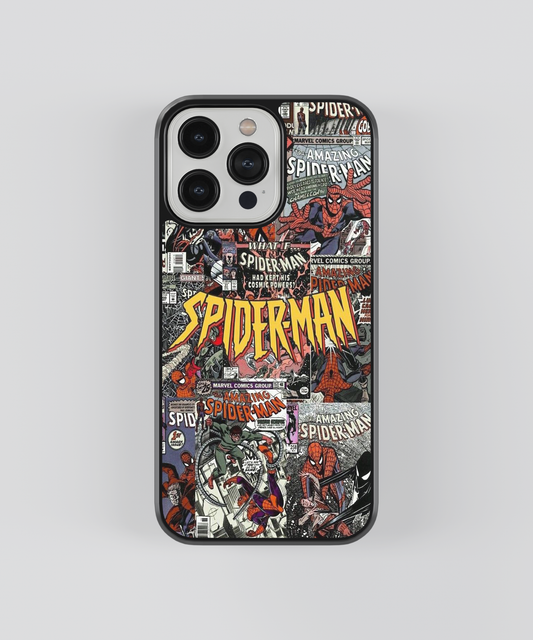 Spidermen Themed Glass Cover