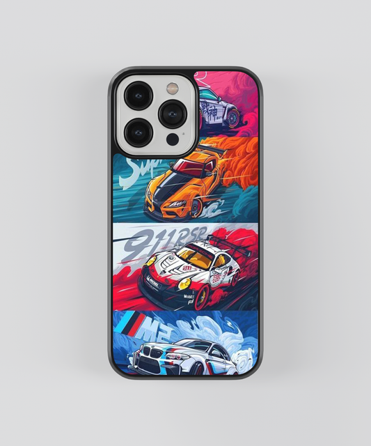 Dreamy Super Cars Glass Cover
