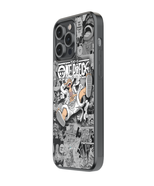 One Piece Metallic Glass Case