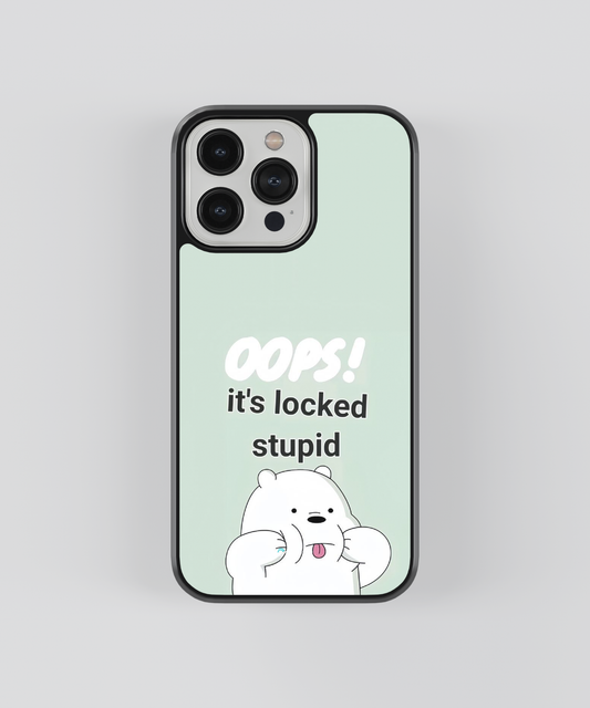 Oops, It's Locked Glass Cover