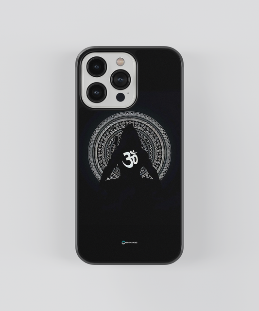 Om Namah Shivay Glass Case